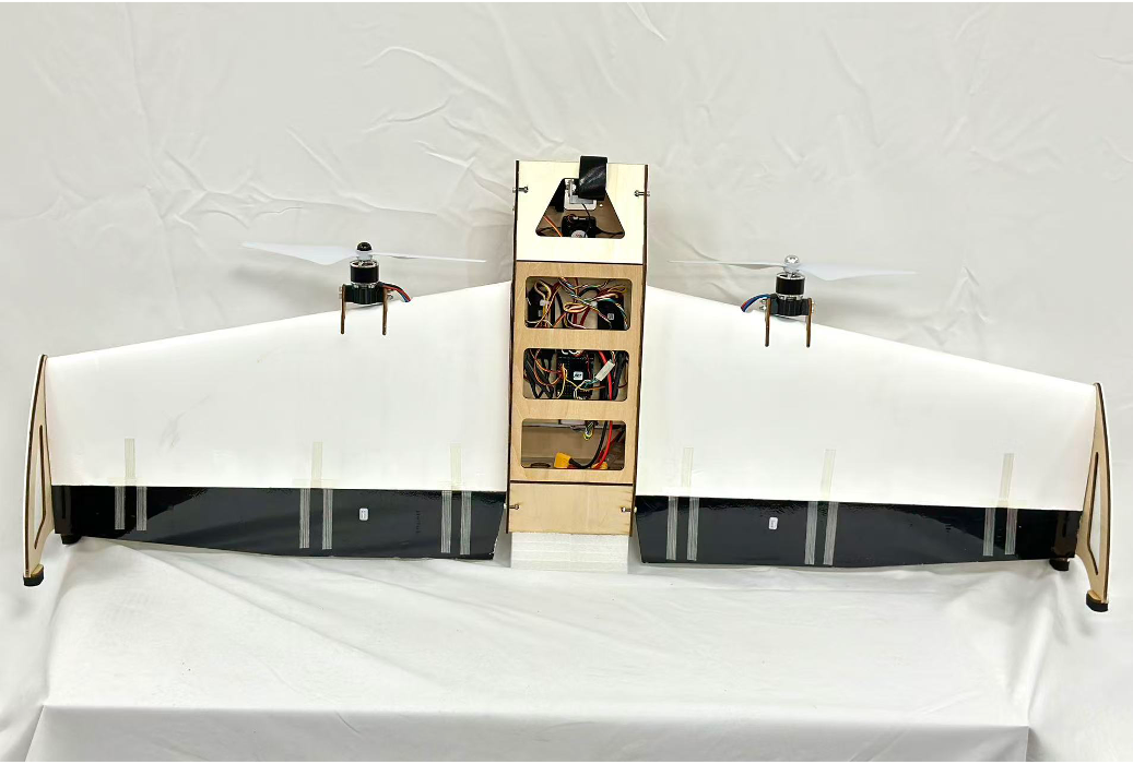 VTOL tailsitter drone prototype/model